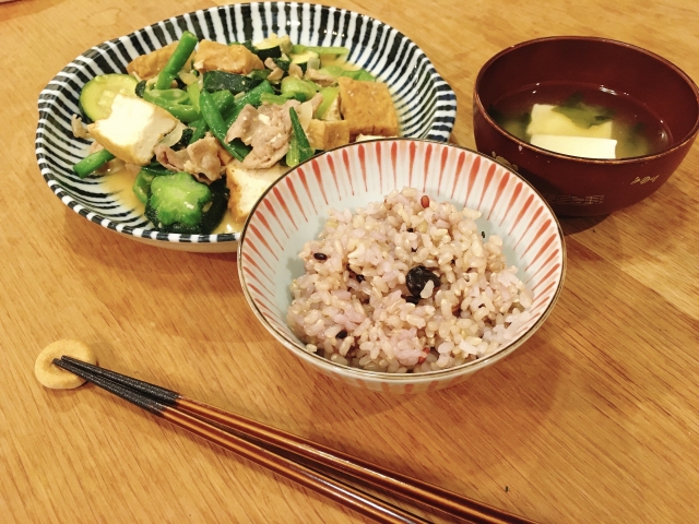1食分の料理の写真