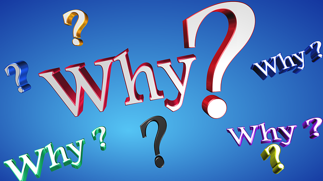 Why?の文字